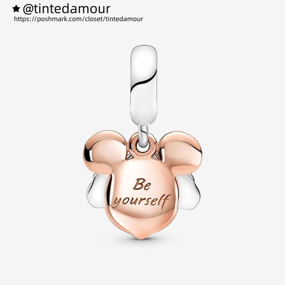 Pandora Disney Mickey Mouse Double Dangle Charm - Picture 2 of 6